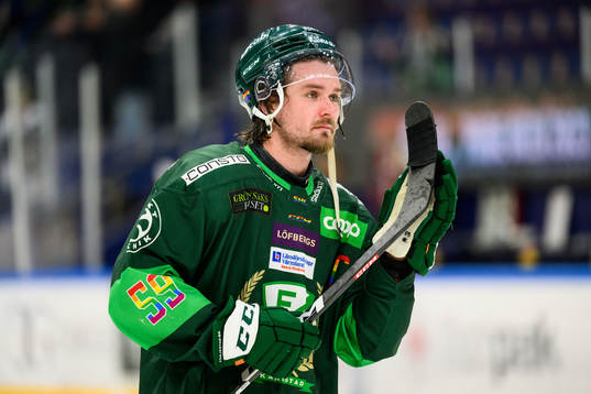 Färjestads Linus Johansson deppar