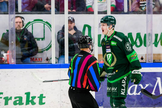 Färjestads Lucas Forsell reagerar på domslut
