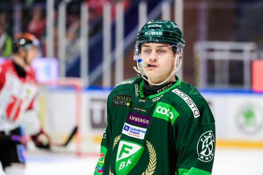 Färjestads Lucas Forsell deppar