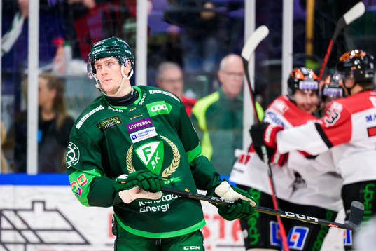 Färjestads Mattias Göransson deppar