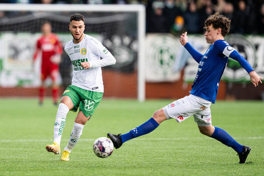 Hammarbys Abdelrahman Saidi och Norrbys Alexander Salo
