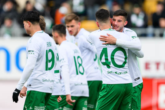 Hammarbys Viktor Djukanovic jublar