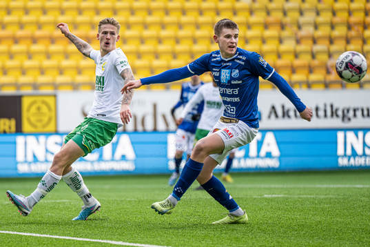 Hammarbys Fredrik Hammar och Norrbys Teodor Wålemark