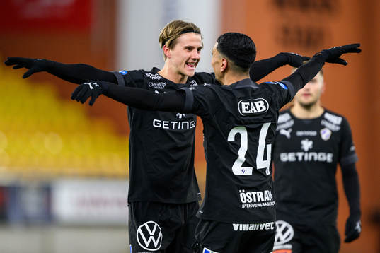 Halmstads Erik Ahlstrand jublar