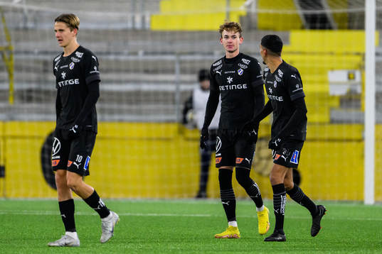 Halmstads Alexander Johansson jublar