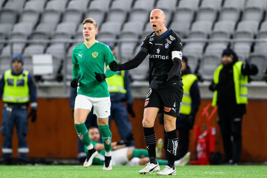 Halmstads Andreas Johansson jublar