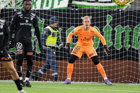 Halmstads målvakt Malte Påhlsson