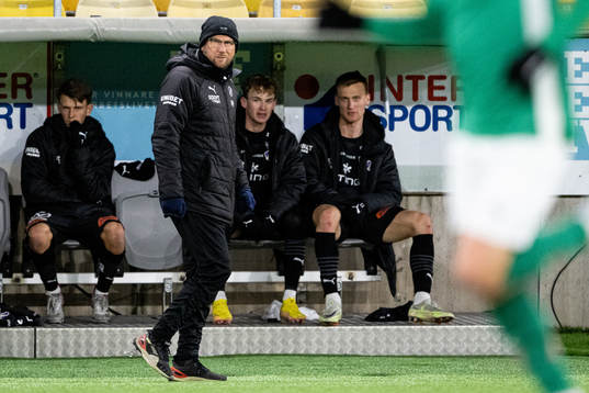 Halmstads tränare Magnus Haglund