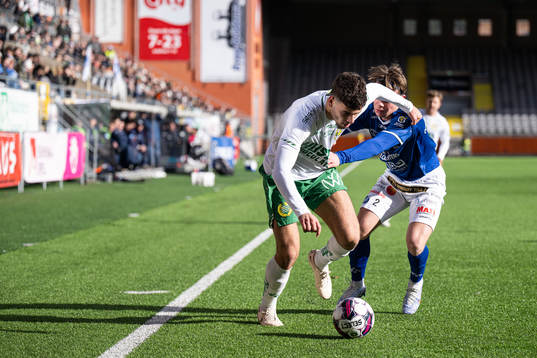 Hammarbys Edvin Kurtulus och Norrbys Anton Pärleholt