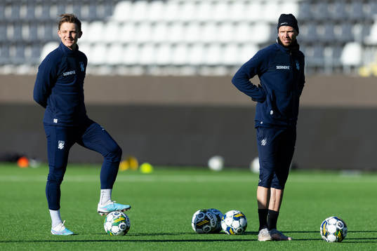 IFK Göteborgs Linus Carlstrand och Marcus Berg