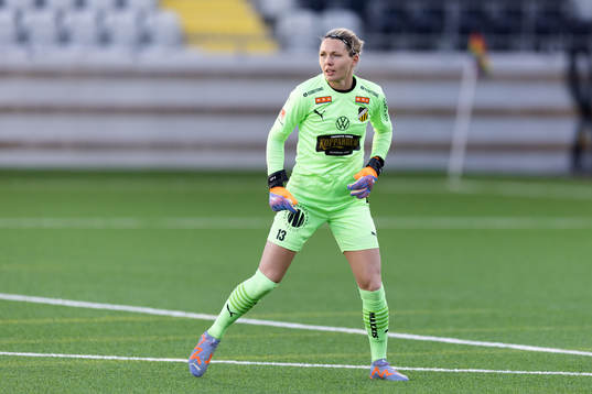 Häckens målvakt Jennifer Falk