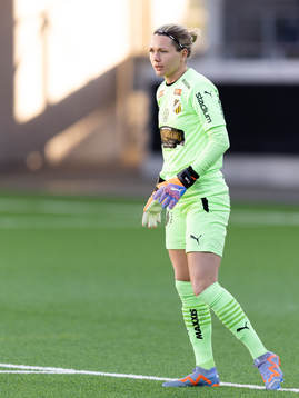 Häckens målvakt Jennifer Falk