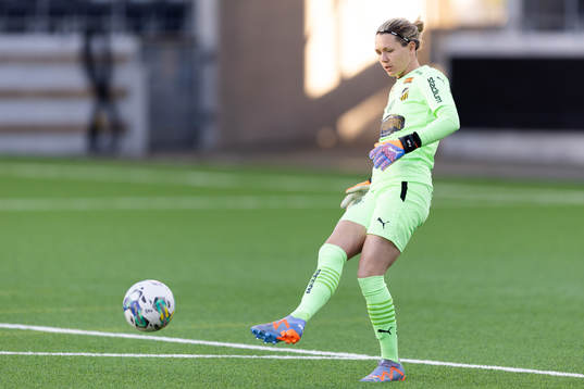 Häckens målvakt Jennifer Falk