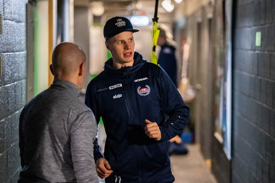 under ishockeymatchen i SHL mellan Rögle och Oskarshamn