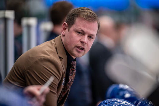 Oskarshamns tränare Martin Filander deppar