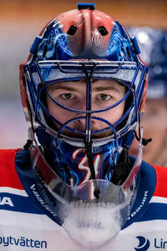 Oskarshamns målvakt Tim Juel