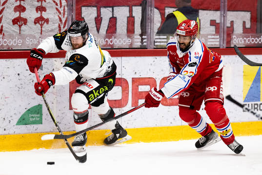 Malmö Redhawks Joakim Ryan och Timrås Jeremy