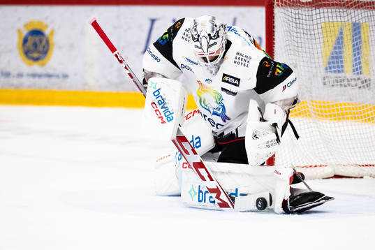 Malmö Redhawks målvakt Adam Werner