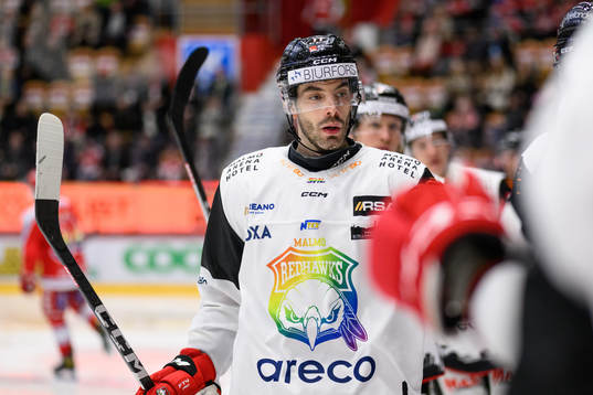 Malmö Redhawks Markus Lauridsen jublar