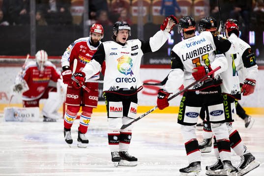 Malmö Redhawks Markus Lauridsen jublar