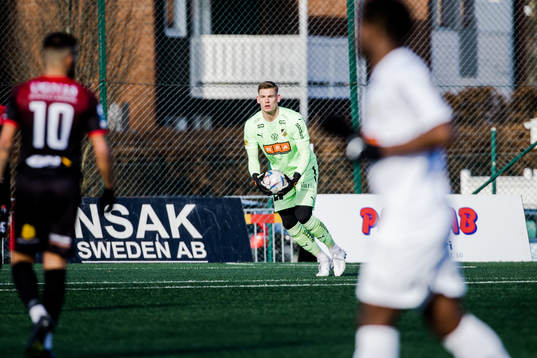Häckens målvakt Johan Brattberg