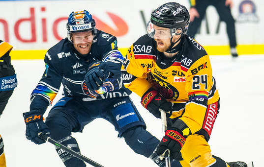 Växjös Ludvig Claesson och Luleås Brendan Shinnimin