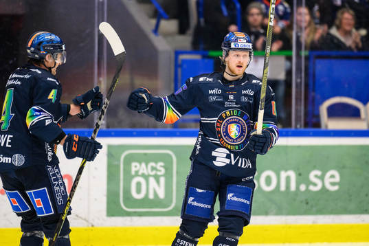 Växjös Joachim Blichfeld jublar