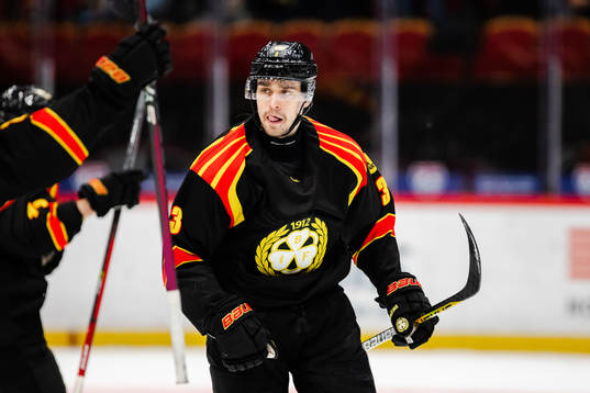 Brynäs Niklas Friman jublar