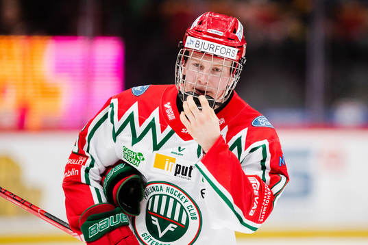 Frölundas Otto Stenberg deppar