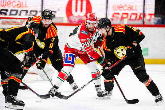 Frölundas Anthony Greco och Brynäs Jacob Blomqvist