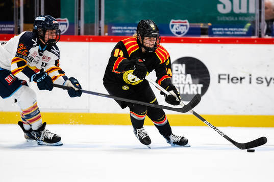 Djurgårdens Marie Delarbre och Brynäs Anna Meixner