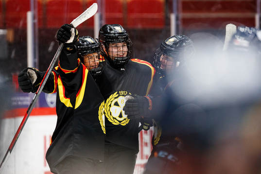 Brynäs Matilda Nilsson jublar
