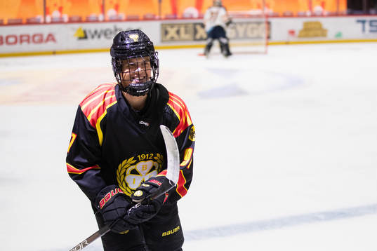 Brynäs Matilda Nilsson jublar