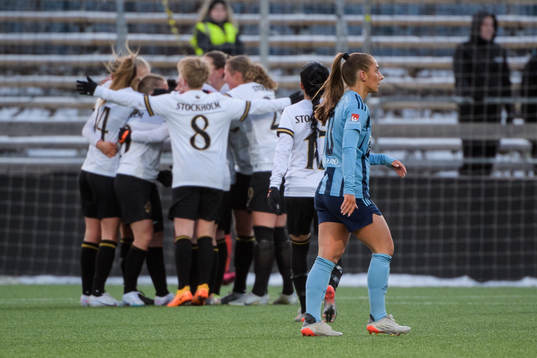 Djurgårdens Tilde Lindwall deppar
