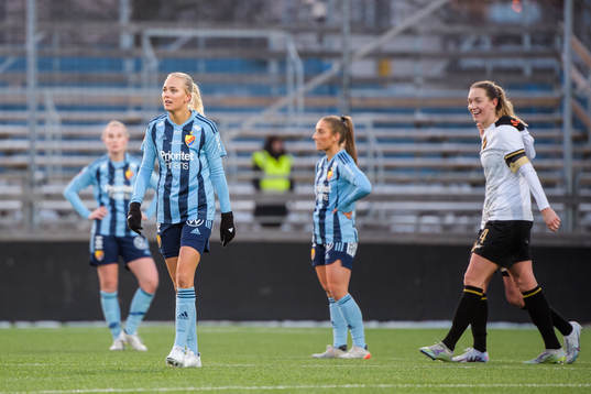 Djurgårdens Sara Lilja Vidlund deppar