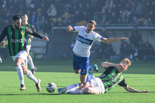 IFK Göteborgs Eman Markovic och GAISs Filip Beckman