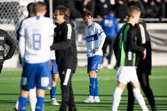 IFK Göteborgs Emil Salomonsson deppar