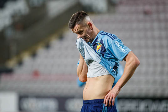 Djurgårdens Haris Radetinac deppar