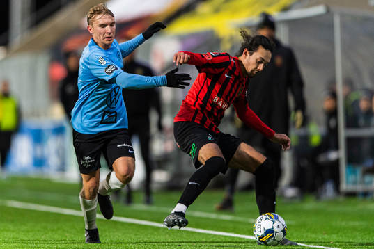 Landskronas Edvin Dahlqvist och Brommapojkarnas Monir