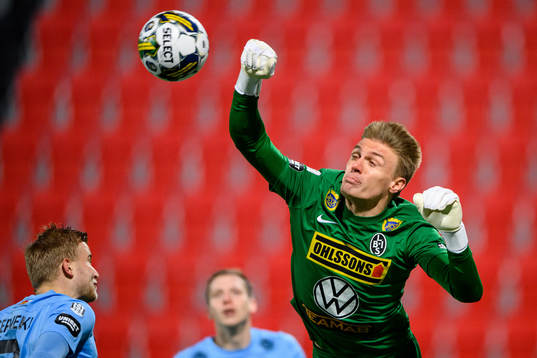 Landskronas målvakt Svante Hildeman