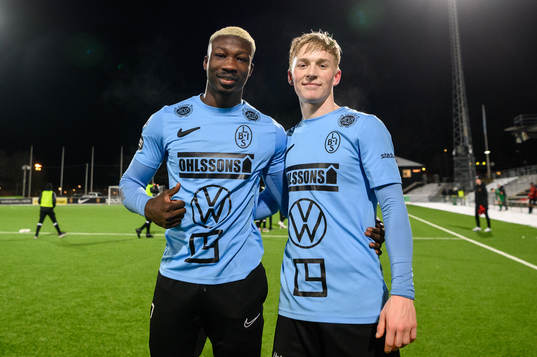 Landskronas Ousmane Diawara och Melker Widell