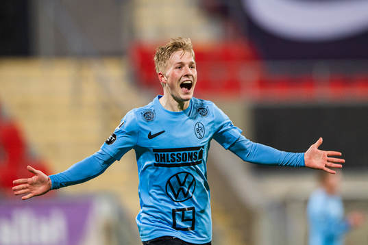 Landskronas Melker Widell jublar
