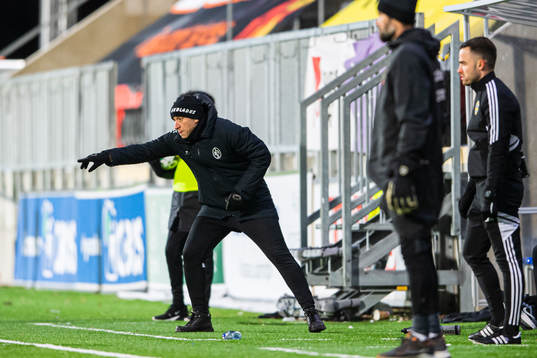Landskronas tränare Billy Magnusson