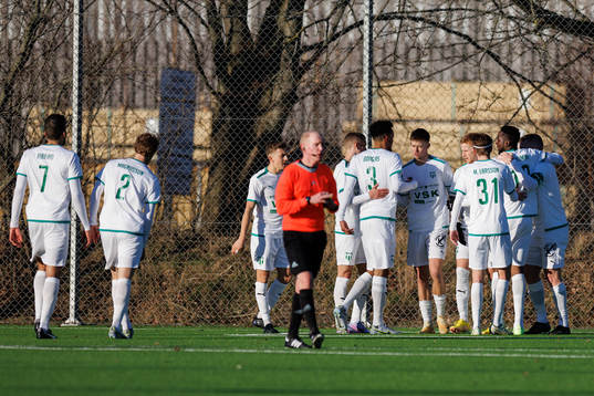 Västerås SKs spelare jublar