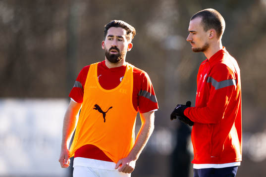 Helsingborgs Frederik Holst och Adam Hellborg nder