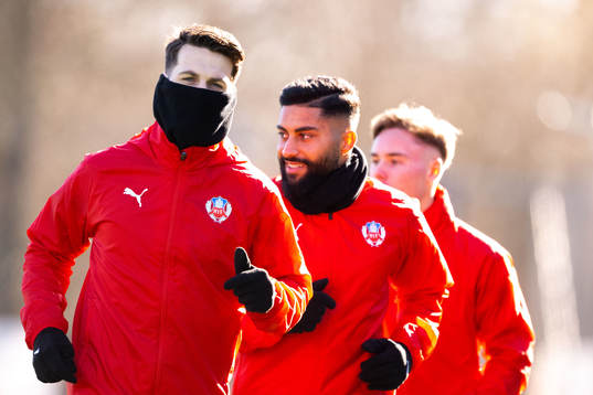 Helsingborgs Oliver Stojanovic Fredin och Amin Al Hamawi