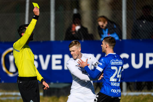 Helsingborgs Emil Hellman och Trelleborgs Felix Hörberg