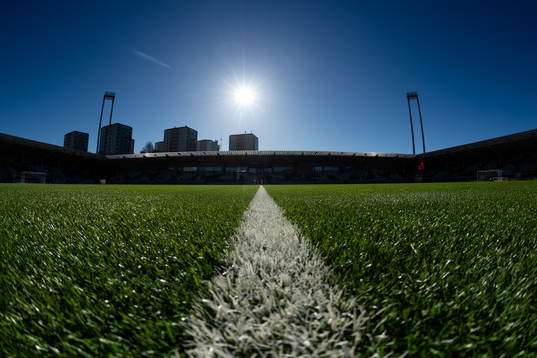 Bravida Arena innan fotbollsmatchen i Svenska Cupen mellan