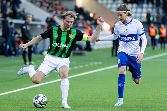 GAIS August Wängberg och IFK Göteborgs Gustaf Norlin