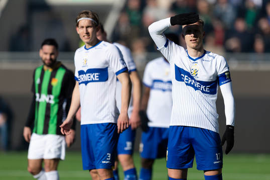 IFK Göteborgs Johan Bångsbo och Oscar Wendt